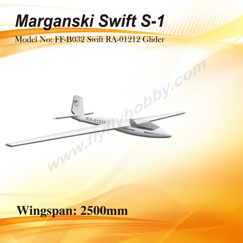 Swift S-1 RA-01212 Glider_Kit with electric brake w/retract gear